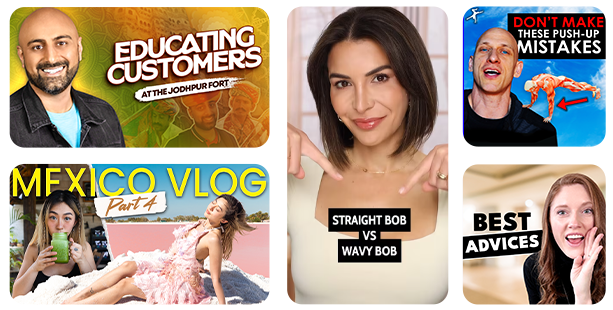 The Vidpros webpage highlights an exceptional video editing service, featuring enticing thumbnails like Educating Customers and Mexico Vlog. Beneath this, trusted brand logos affirm quality. Dont miss the Get a Free Quote button to explore tailored editing services.