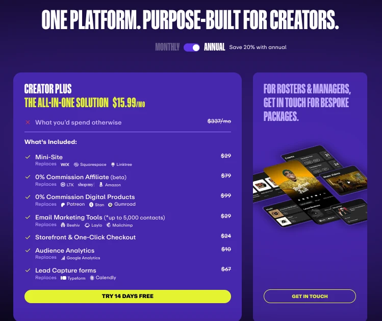 Komi.io Pricing Plan