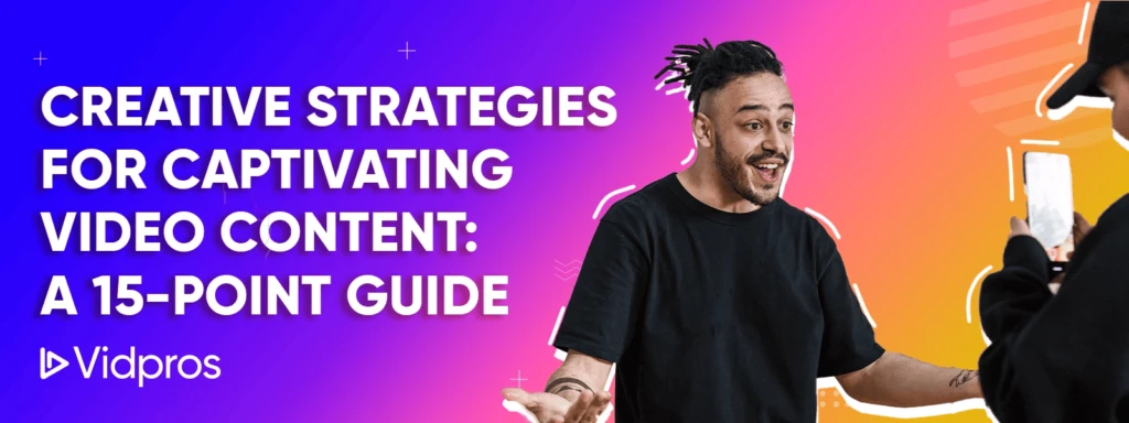man teaching creative strategies for captivating video content