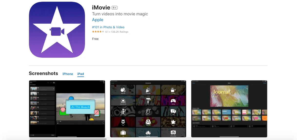 iMovie