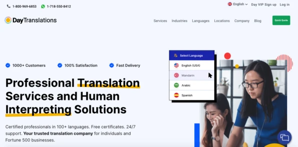 DayTranslations Homepage