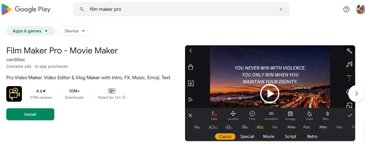 Film Maker Pro