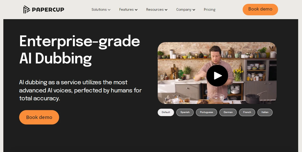 Papercup Homepage