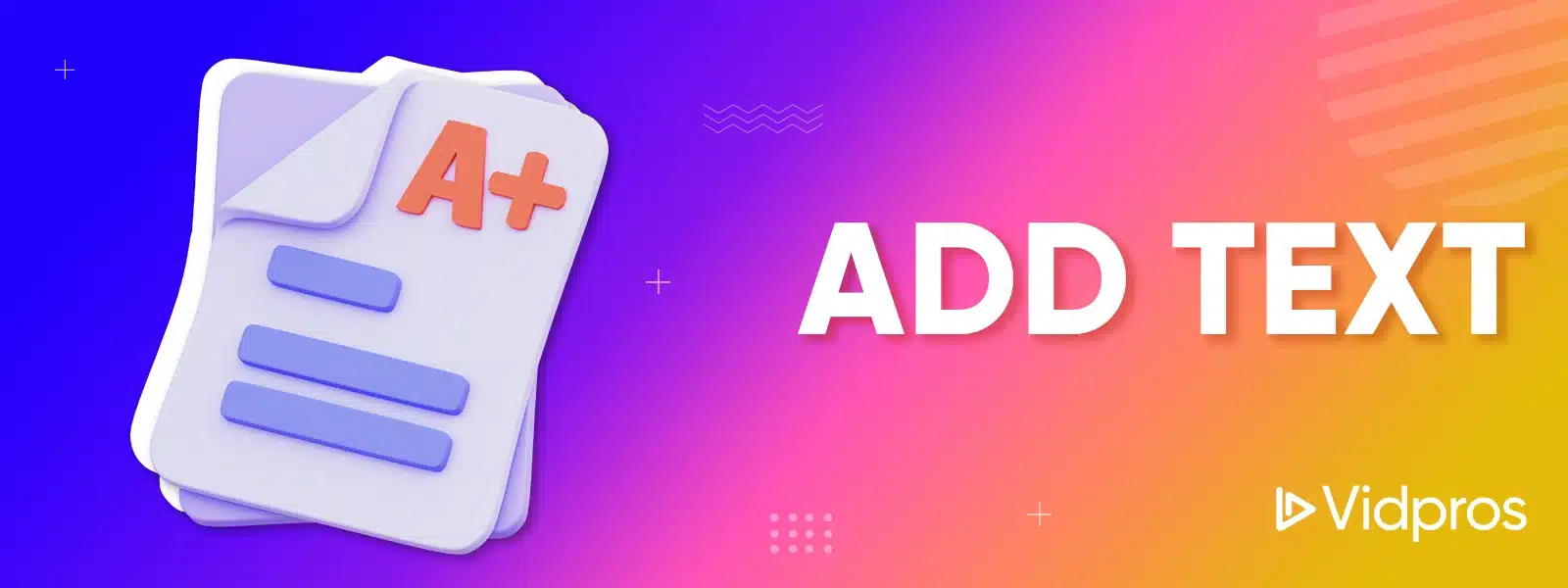 add text