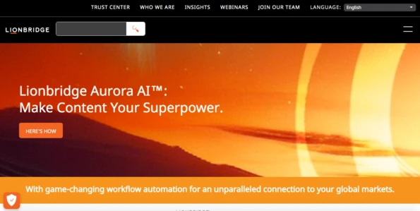 Lionbridge Homepage