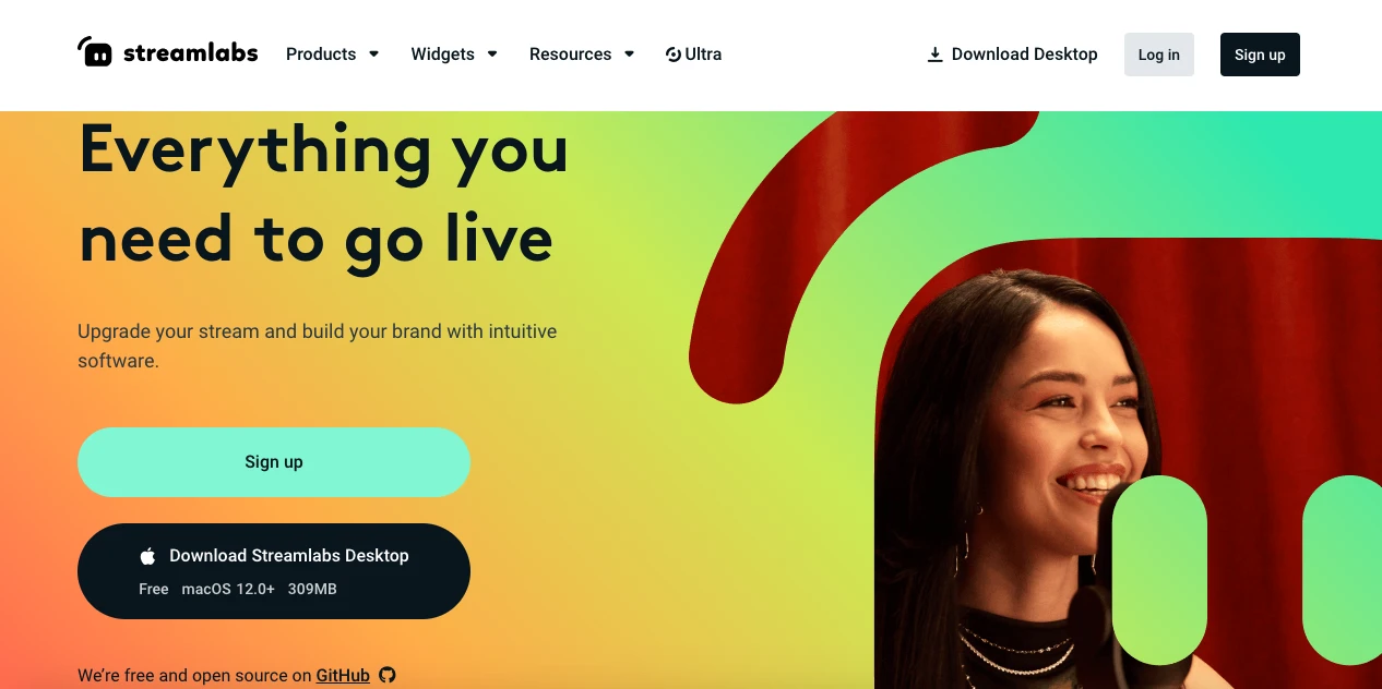 Streamlabs Homepage