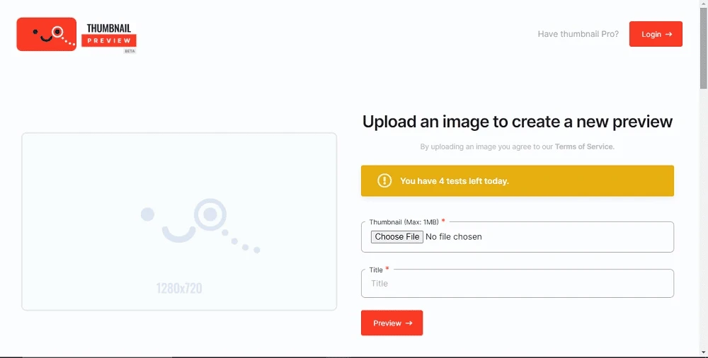 thumbnail preview website
