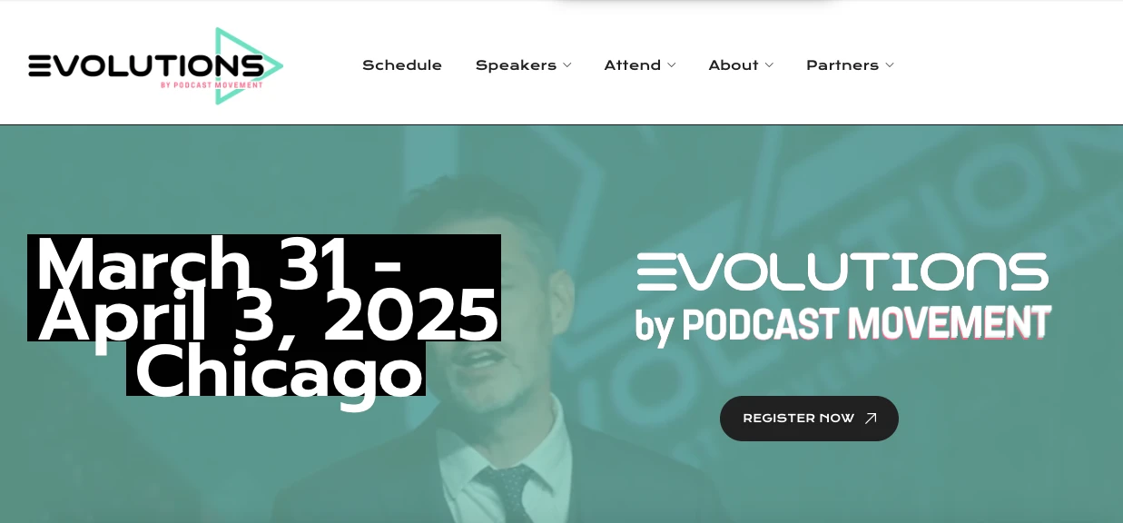 Evolutions by Podcast Movement 2025