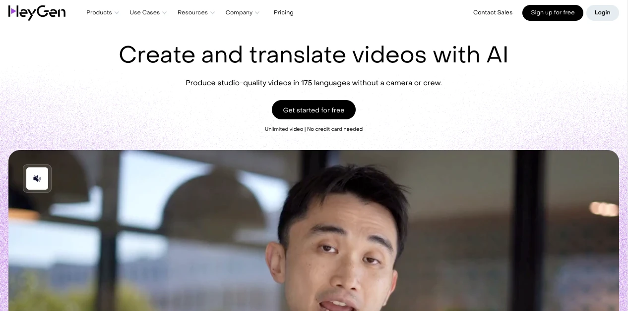 Hey Gen Homepage