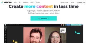 Kapwing Homepage