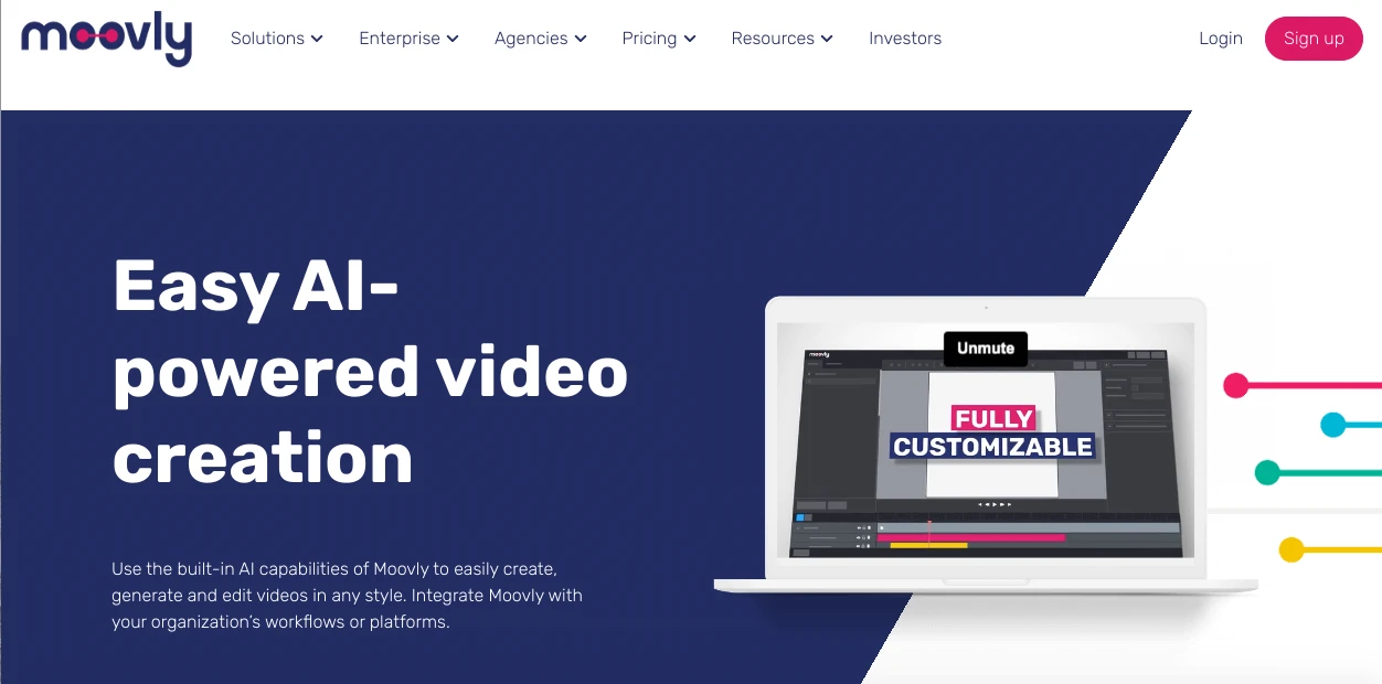 Moovly Homepage