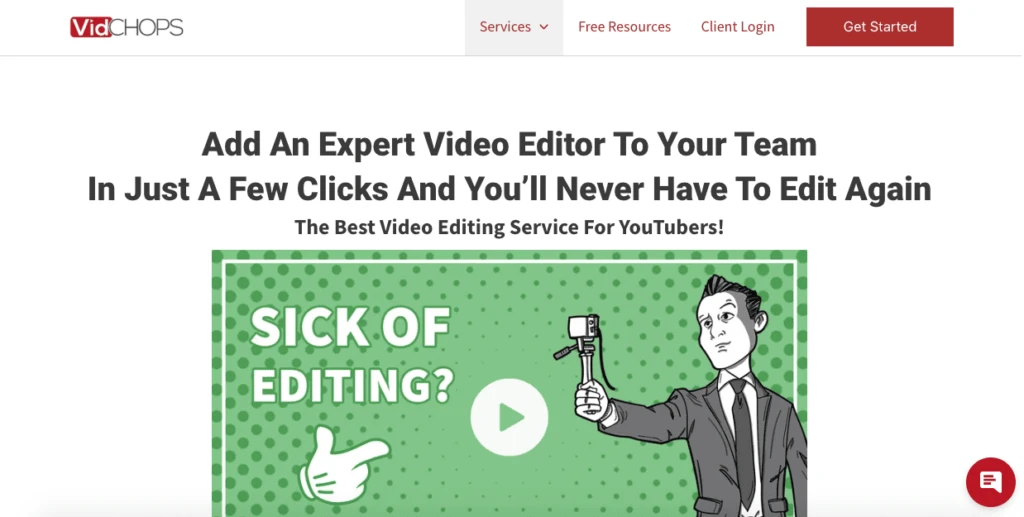 Vidchops Homepage