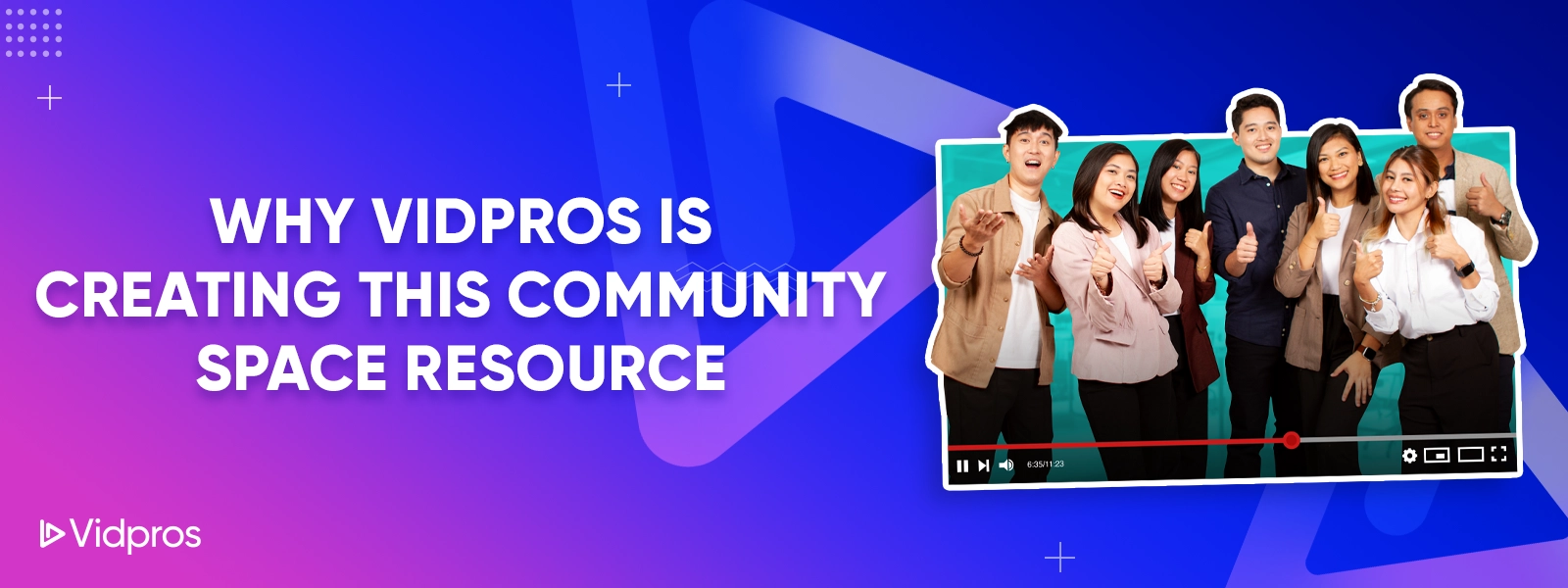 why vidpros is creating this community resource