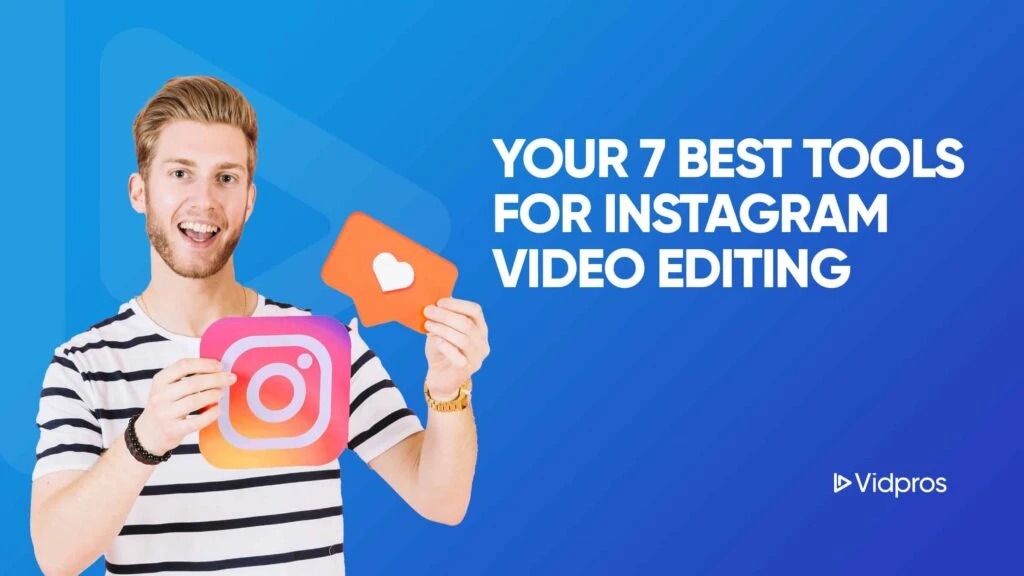 alt="man showing the instagram logo and an engagement love emoji"