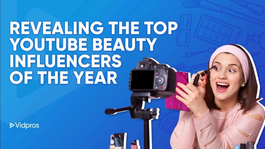 woman doing makeup inspired by top youtube beauty influencers
